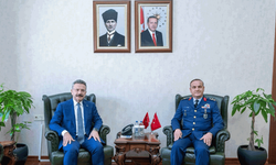Eskişehir’e atanan yeni komutan, Vali Aksoy ile bir araya geldi
