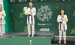 Eskişehirli taekwondo sporcusu Sıla Nur Gençer Avrupa şampiyonu oldu