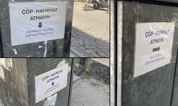 Esnafın ‘çöp atmayın’ notu sokakta etki yarattı