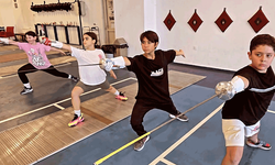 Genç sporcular Fethi Heper Stadyumu’nda eskrimle buluşuyor