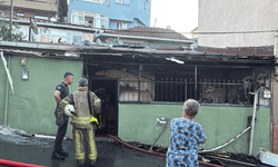 İstanbul'da gecekondu yangını : 2 yaralı