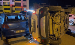 Karabük'te 3 aracın karıştığı zincirleme kaza