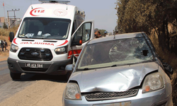 Manisa'da otomobilin çarptığı kazada bir yaya ağır yaralandı