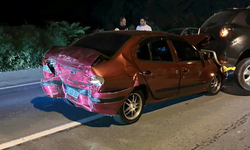 Rize'de 5 araçlı trafik kazası: 5 yaralı