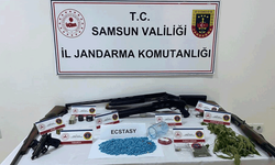 Samsun'da jandarmadan yasaklı madde operasyonu: 2 gözaltı