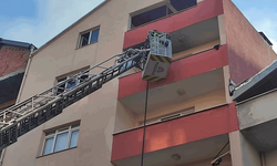 Sinop'ta bir apartman dairesinde yangın