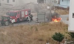 Tekirdağ'da Seyir halindeki otomobil alev aldı