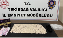 Tekirdağ'da torbacı operasyonu: 2 bin 474 sentetik hap ele geçirildi