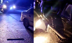 Adıyaman’da iki otomobil çarpıştı: 1 yaralı