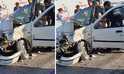 Adıyaman'da otomobil ile tır çarpıştı: 2 yaralı