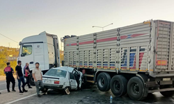Adıyaman'da tır ile otomobil çarpıştı: 3 yaralı