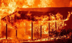 Ankara’nın Elmadağ'da korkutan yangın