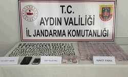 Aydın'da jandarma 512 tane tarihi sikke ele geçirdi