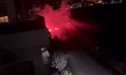 Bursa'da havai fişek yangına neden oldu