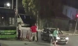 Denizli'de darp edilen kadının yardımına otobüs şoförleri koştu