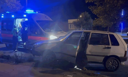 Erzincan'da kontrolünü kaybeden sürücü kaldırıma çıktı: 1 yaralı