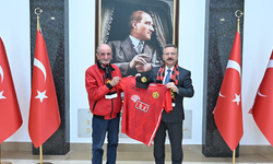 Eski amigo Hasan Gül’den Vali Hüseyin Aksoy’a ziyaret