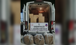 Eskişehir’de 1 tonun üzerinde kaçak tütün ele geçirildi