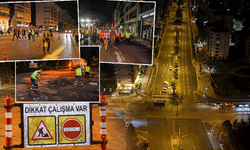 Eskişehir'de bu yıl gece çalışmalarıyla 21 cadde yenilendi