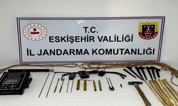 Eskişehir’de yasa dışı define avcıları yakalandı