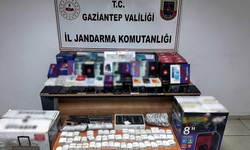 Gaziantep'te 1 milyon TL değerinde elektronik eşya ele geçirildi: 1 gözaltı