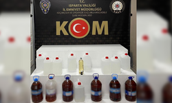 Isparta’da kaçak alkol operasyonu: 69 litre sahte içki ele geçirildi