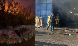 Kahramanmaraş'ta iş yeri yangını