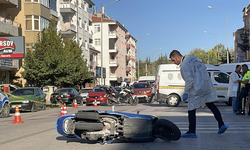Karaman'da yaşlı adama motosiklet çarptı