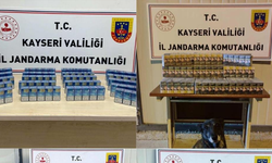Kayseri’de 2 bin 375 paket kaçak sigara ele geçirildi