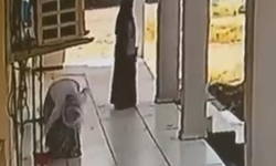 Mardin'de 3 kadının hırsızlık girişimi kameraya yansıdı