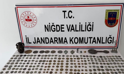 Niğde otogarında 334 parça tarihi eser ele geçirildi