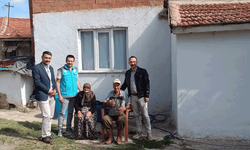 Afyonkarahisar'da Dünya Yaşlılar Günü'nde anlamlı ziyaret