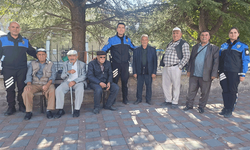 Afyonkarahisar'da polislerden yaşlı vatandaşlara ziyaret