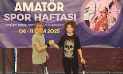 Amatör Spor Haftası’nda tenis heyecanı devam ediyor