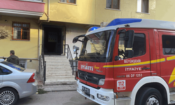 Ankara'da 4 katlı binada yangın