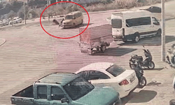 Antalya'da ticari taksiyle motosiklet çarpıştı