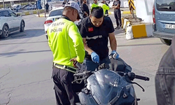 Aydın'da çalıntı motosikletle kaza yapan şüpheli yakalandı
