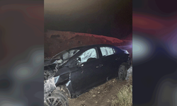 Bilecik'te kontrolden çıkan otomobil şarampole uçtu, 2 yaralı