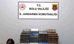 Bolu'da yolcu otobüsünde badrolsüz kaçak sigara ele geçirildi