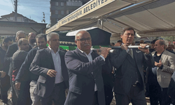 Bursa'da şehit babası son yolculuğuna uğurlandı