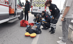 Bursa'da servis minibüsünün çarptığı yaşlı adam ağır yaralandı