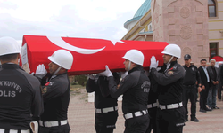 Eskişehir'de kanser tedavisi gören polis memuru son yolculuğuna uğurlandı