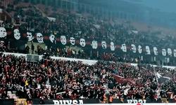 Eskişehirspor tribünlerinden anlamlı hazırlık