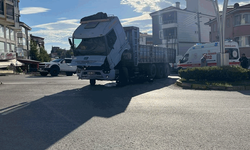 Karabük'te kamyonla çarpışan motosikletli yaralandı