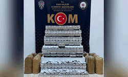 Kars'ta polis makaron ve tütün ele geçirdi