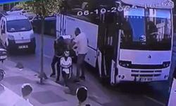 Kocaeli'de trafik magandası kuryeye korku dolu anlar yaşattı