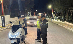 Manisa'da motosiklet sürücülerine denetim yapıldı
