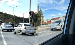 Prof. Dr. Nabi Avcı Bulvarı'nda maddi hasarlı trafik kazası