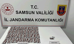 Samsun'da Jandarma taksideki yolcuları zehirli madde ile yakaladı