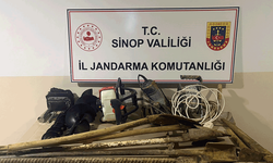 Sinop'ta kaçak kazıya suçüstü: 8 kişi yakalandı